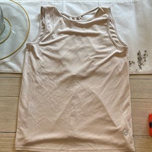 Strappy back cream tank